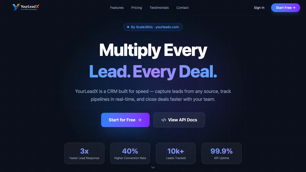 LeadX — Multi-tenant CRM